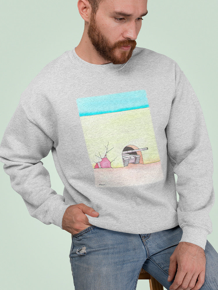 Peeking Tank Sweatshirt -Taher Saoud Designs