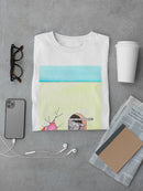 Peeking Tank T-shirt -Taher Saoud Designs