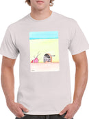 Peeking Tank T-shirt -Taher Saoud Designs