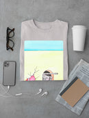 Peeking Tank T-shirt -Taher Saoud Designs