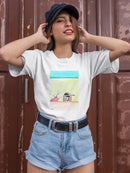 Peeking Tank T-shirt -Taher Saoud Designs