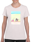 Peeking Tank T-shirt -Taher Saoud Designs