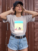 Peeking Tank T-shirt -Taher Saoud Designs