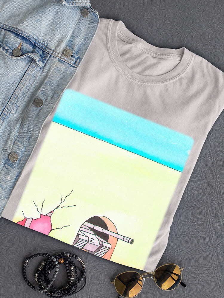 Peeking Tank T-shirt -Taher Saoud Designs