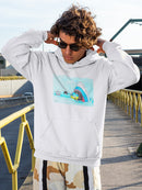 Shark Eating A Virus Hoodie or Sweatshirt -Taher Saoud Designs