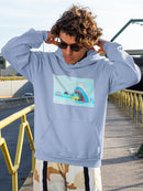 Shark Eating A Virus Hoodie or Sweatshirt -Taher Saoud Designs