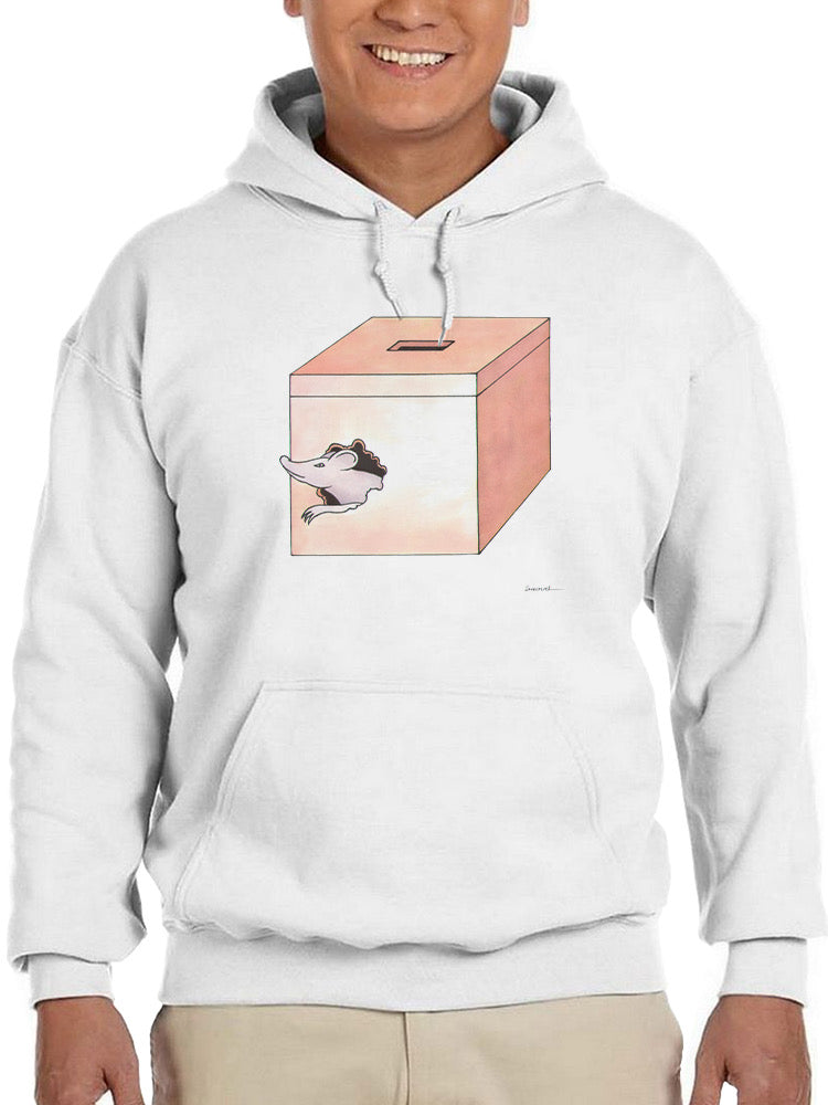 Mouse In A Box Hoodie or Sweatshirt -Taher Saoud Designs