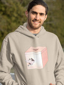 Mouse In A Box Hoodie or Sweatshirt -Taher Saoud Designs