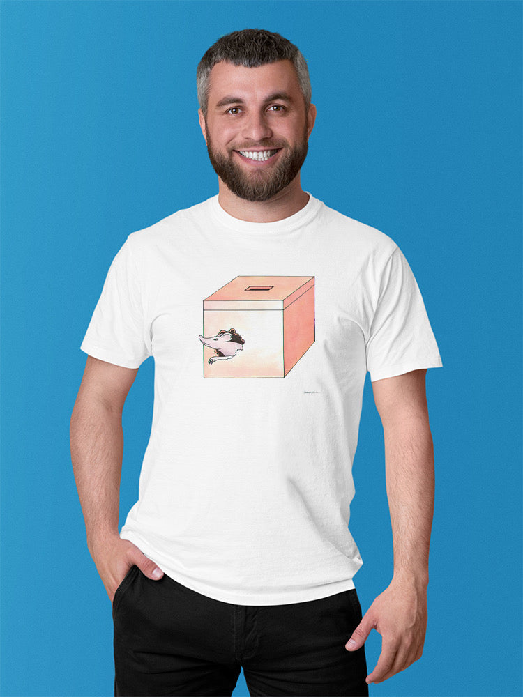 Mouse In A Box T-shirt -Taher Saoud Designs