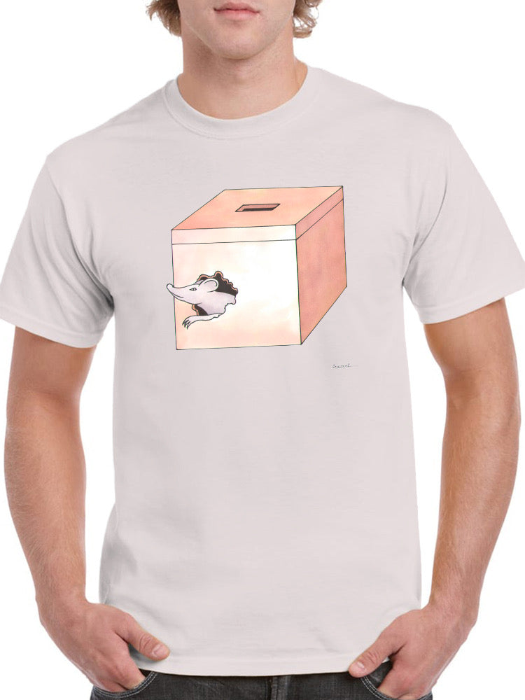Mouse In A Box T-shirt -Taher Saoud Designs