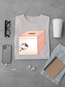 Mouse In A Box T-shirt -Taher Saoud Designs
