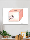 Mouse In A Box Wall Art -Taher Saoud Designs