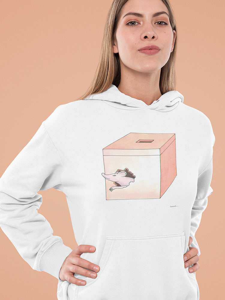 Mouse In A Box Hoodie or Sweatshirt -Taher Saoud Designs