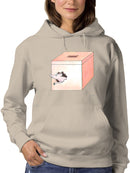 Mouse In A Box Hoodie or Sweatshirt -Taher Saoud Designs
