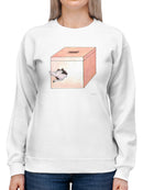 Mouse In A Box Hoodie or Sweatshirt -Taher Saoud Designs