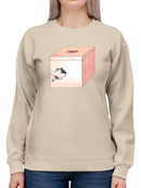 Mouse In A Box Hoodie or Sweatshirt -Taher Saoud Designs