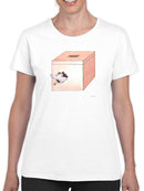 Mouse In A Box T-shirt -Taher Saoud Designs
