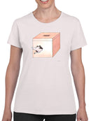 Mouse In A Box T-shirt -Taher Saoud Designs
