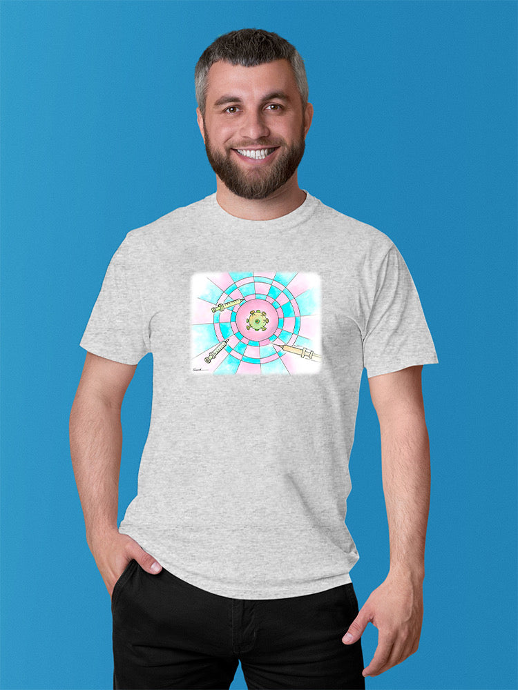 Needles And Virus T-shirt -Taher Saoud Designs