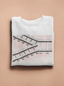 Two Way Railroad Hoodie or Sweatshirt -Taher Saoud Designs