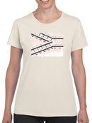 Two Way Railroad T-shirt -Taher Saoud Designs