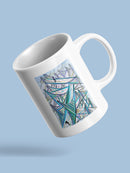 A Pile Of Bridges Mug -Oguz Gurel Designs