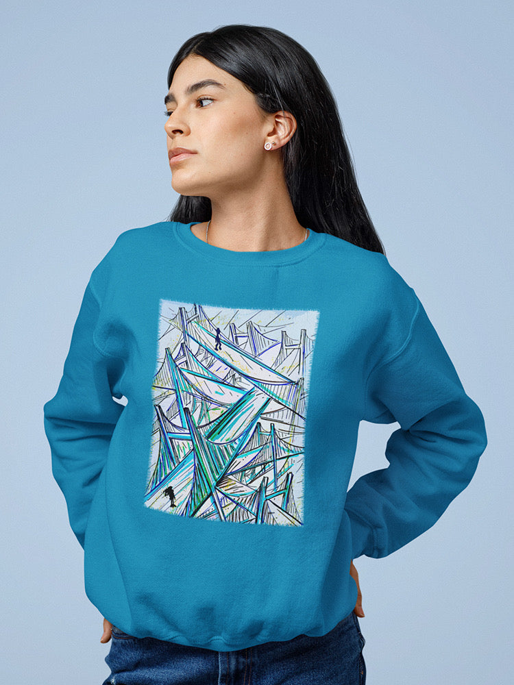 A Pile Of Bridges Sweatshirt -Oguz Gurel Designs