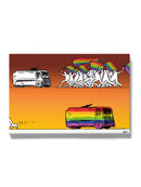 Diversity Bus Wall Art -Oguz Gurel Designs