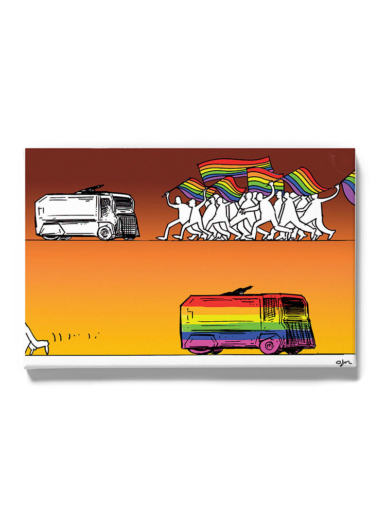 Diversity Bus Wall Art -Oguz Gurel Designs