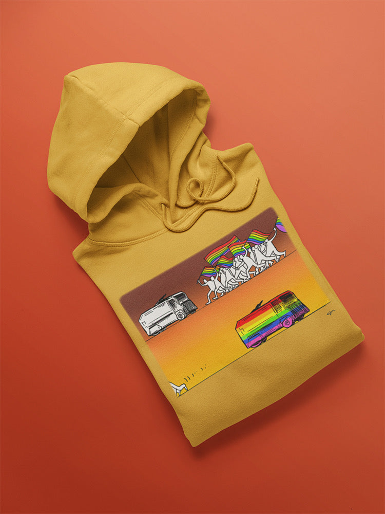 Diversity Bus Hoodie or Sweatshirt -Oguz Gurel Designs