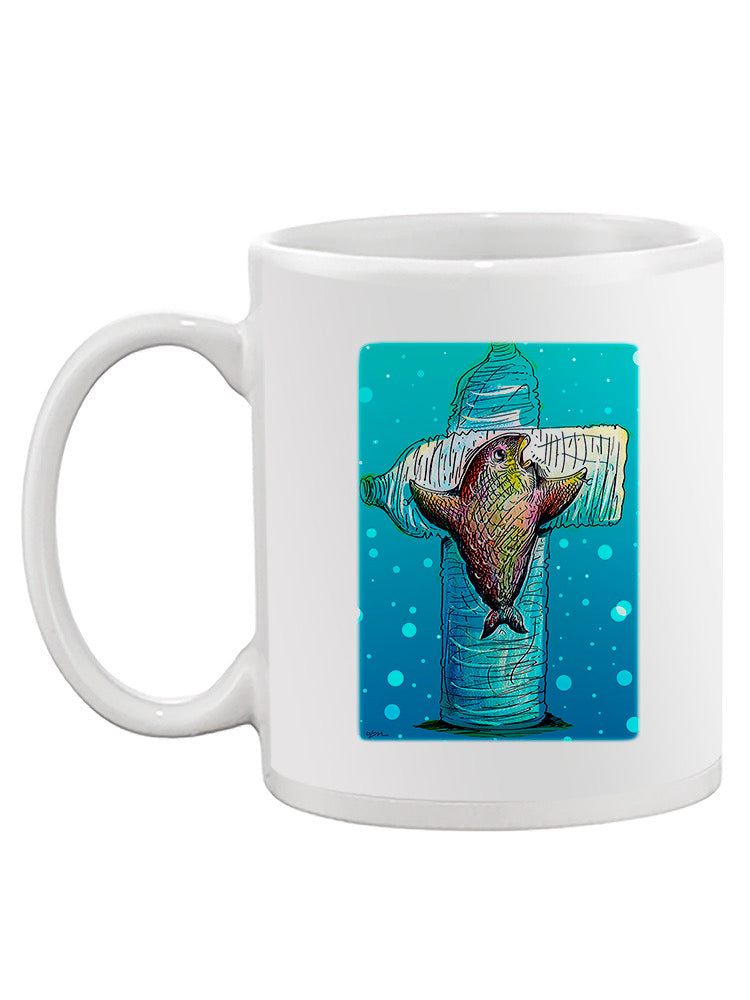 Fish In The Sea Mug -Oguz Gurel Designs