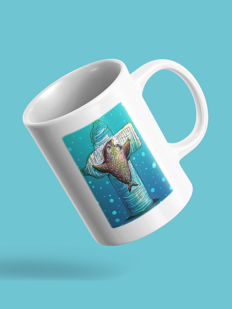 Fish In The Sea Mug -Oguz Gurel Designs