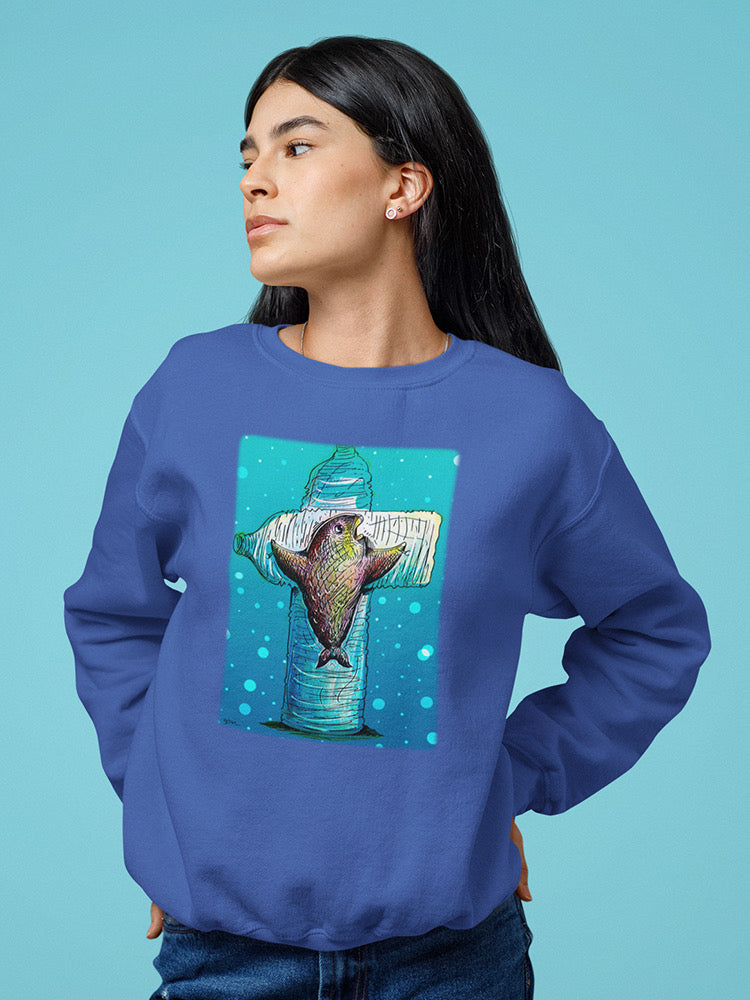 Fish In The Sea Sweatshirt -Oguz Gurel Designs