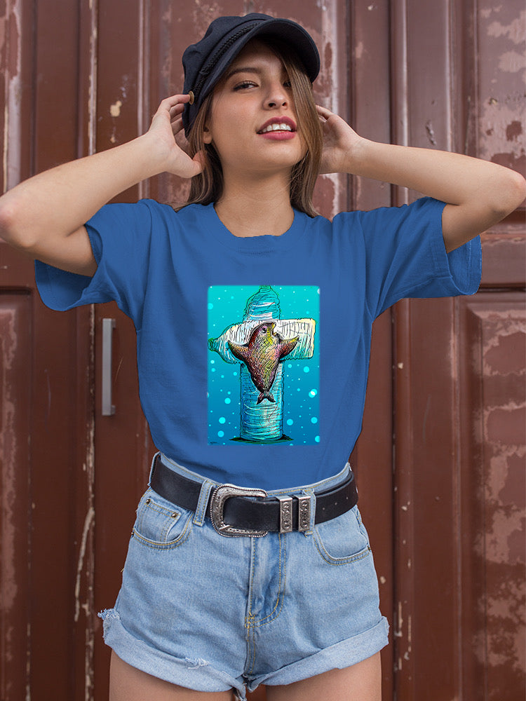 Fish In The Sea T-shirt -Oguz Gurel Designs
