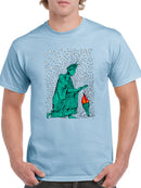 Hands Warming Up T-shirt -Oguz Gurel Designs