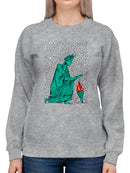 Hands Warming Up Sweatshirt -Oguz Gurel Designs