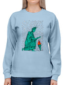 Hands Warming Up Sweatshirt -Oguz Gurel Designs