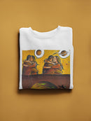 Spacial Hug Sweatshirt -Oguz Gurel Designs