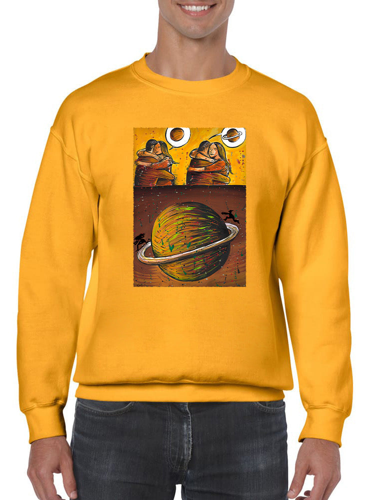 Spacial Hug Sweatshirt -Oguz Gurel Designs