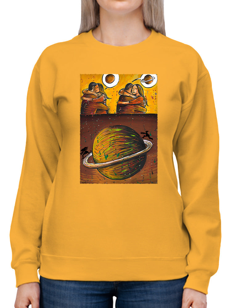 Spacial Hug Sweatshirt -Oguz Gurel Designs