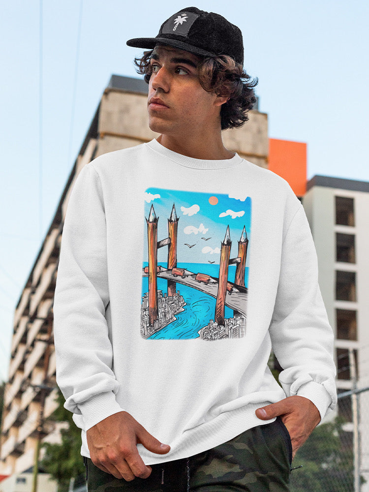 Wood Bridge Sweatshirt -Oguz Gurel Designs