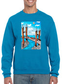 Wood Bridge Sweatshirt -Oguz Gurel Designs