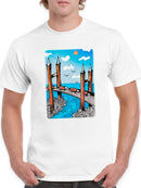 Wood Bridge T-shirt -Oguz Gurel Designs