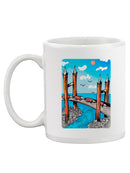 Wood Bridge Mug -Oguz Gurel Designs