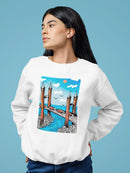 Wood Bridge Sweatshirt -Oguz Gurel Designs