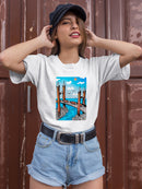 Wood Bridge T-shirt -Oguz Gurel Designs