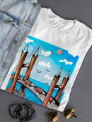 Wood Bridge T-shirt -Oguz Gurel Designs