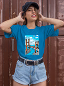 Wood Bridge T-shirt -Oguz Gurel Designs