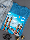 Wood Bridge T-shirt -Oguz Gurel Designs