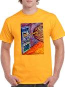 Reaching For The Atm T-shirt -Oguz Gurel Designs